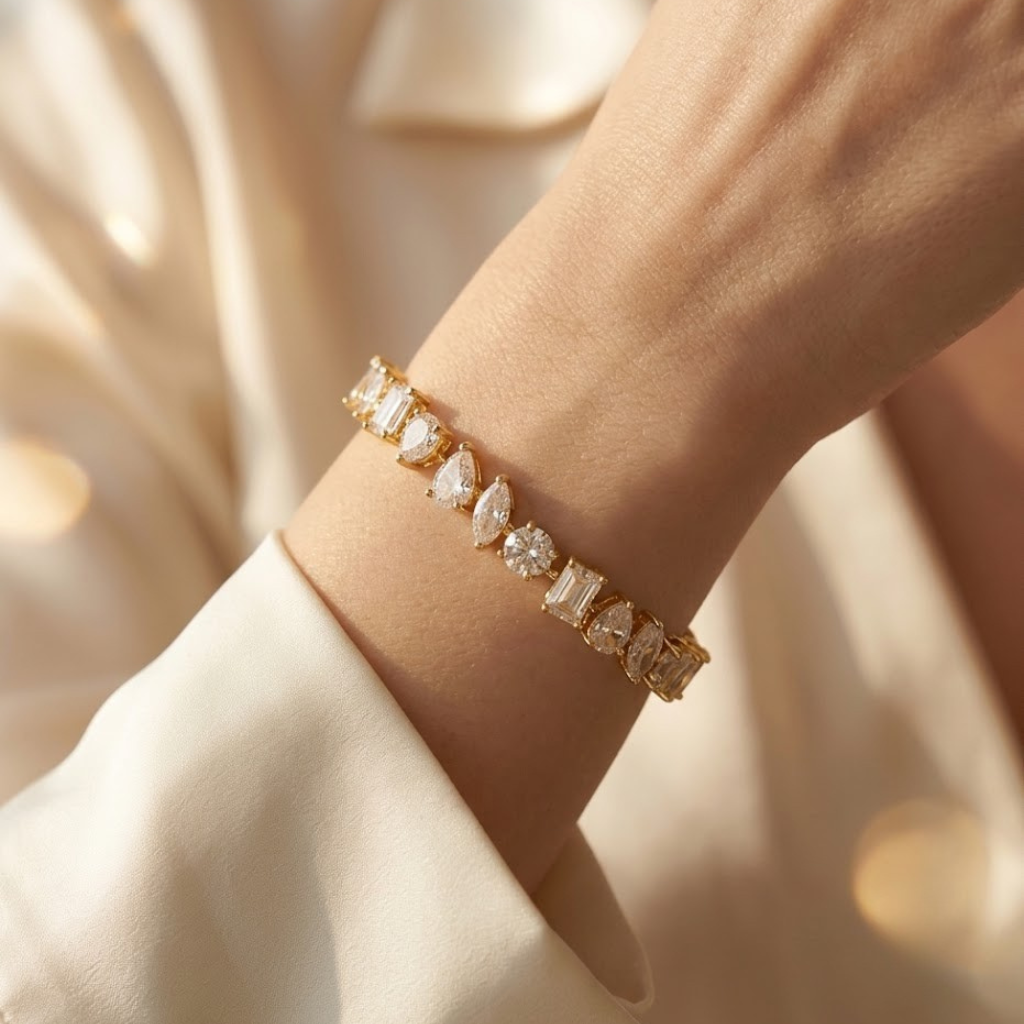 Lumière Mixed-Cut Bracelet