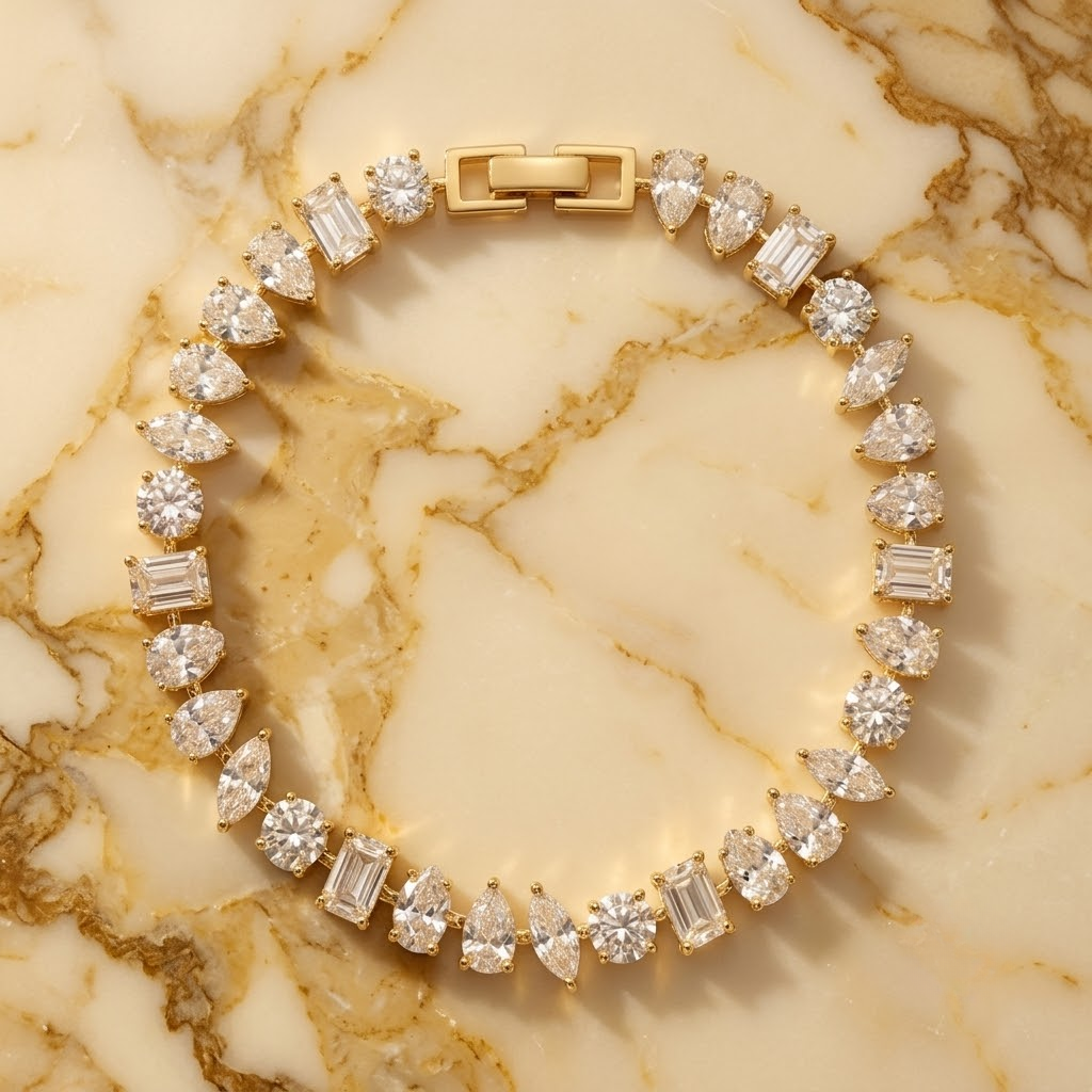 Lumière Mixed-Cut Bracelet